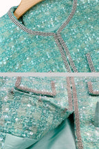 Sparkling 2 Piece Co-Ord - Mint Green